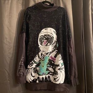 Rogue + Wolf Catstronaut Oversized Sweater